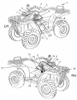 EMBLEMES Magnum 4X4 W97AC42A, Swedish Magnum 4X4 S97AC42E and Norwegian Magnu (4940834083A008)