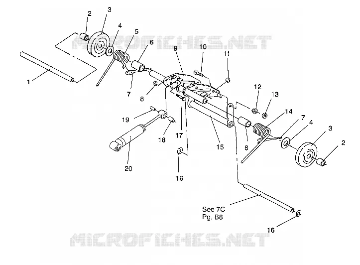 BRAS DE SUSPENSION ARRIERE SPORT / 0930443 (4922942294020A)