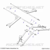 SUSPENSION ARRIERE CONTROL ARM MOUNTING