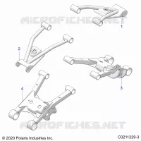 SUSPENSION ARRIERE CONTROL ARMS