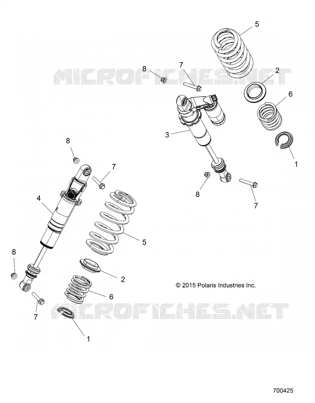 SUSPENSION ARRIERE SHOCK MOUNTING
