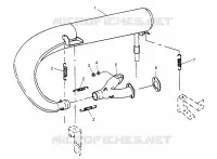 ECHAPPEMENT 500 CARB 0962764, 500 CARB SKS 0962564,  500 CARB SKS E96256 (4931873187C009)