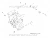 SYSTÈME DE TRANSMISSION, GEARCASE MOUNTING, REAR