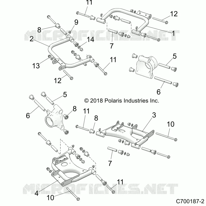 SUSPENSION ARRIERE CONTROL ARMS