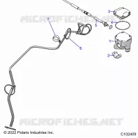 DIRECTION, CONTROLS, THROTTLE ASM. AND CABLE