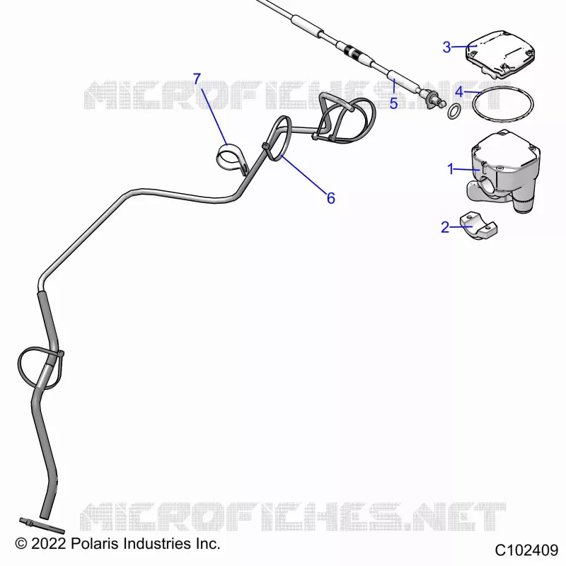 DIRECTION, CONTROLS, THROTTLE ASM. AND CABLE