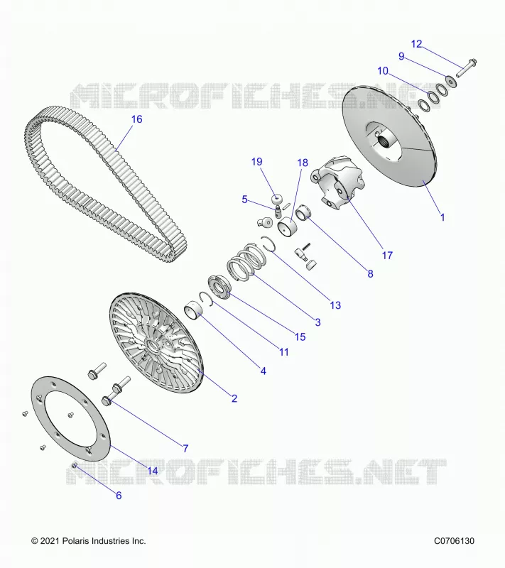 SYSTÃˆME DE TRANSMISSION, SECONDARY CLUTCH
