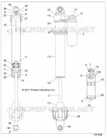 SUSPENSION, AMORTISSEUR AVANT INTERNALS