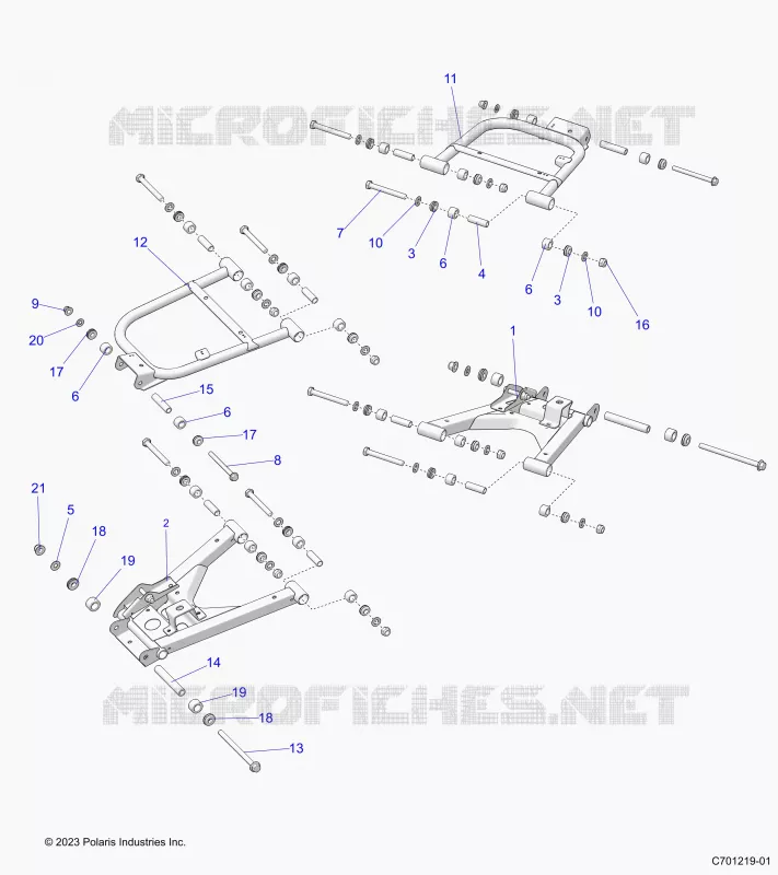 SUSPENSION ARRIERE CONTROL ARMS