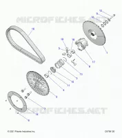 SYSTÃˆME DE TRANSMISSION, SECONDARY CLUTCH