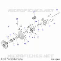 SYSTÃˆME DE TRANSMISSION, PRIMARY CLUTCH
