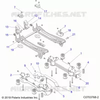 SIEGE MOUNTING, DRIVER