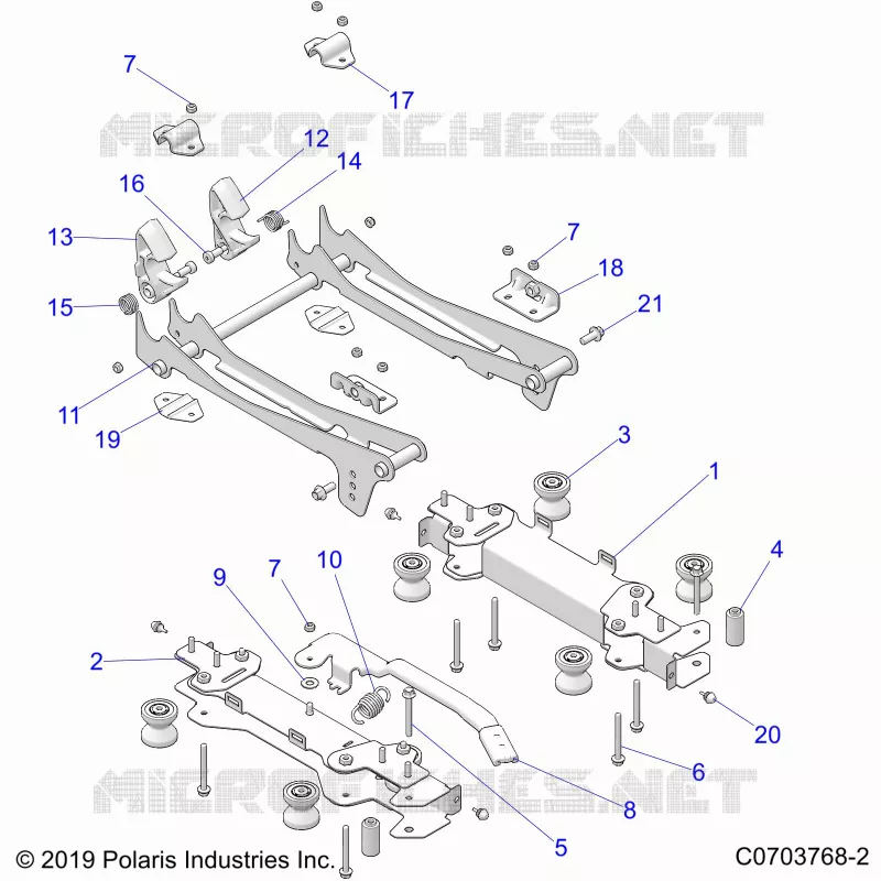 SIEGE MOUNTING, DRIVER