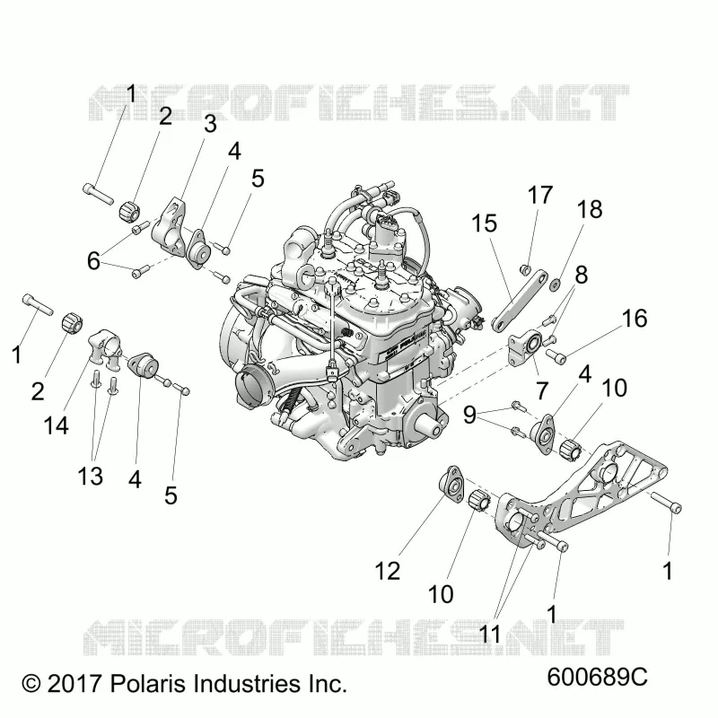 ENGINE, MOUNTING
