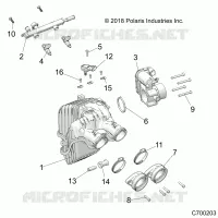 ENGINE, INTAKE AND CORPS DE PAPILON