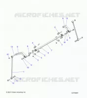 SUSPENSION, REAR BARRE STABILISATRICE