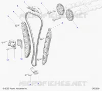 CHAINE DE DISTRIBUTION AND SPROCKET