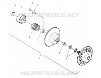 EMBRAYAGE DE TRANSMISSION ASSEMBLY LITE 0953433, STARLITE 0953427  AND LITE DELUXE 0953 (4928902890B014)