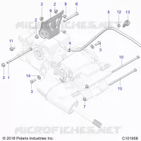 SYSTÃˆME DE TRANSMISSION, MAIN GEARCASE MOUNTING