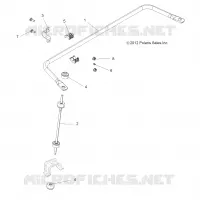 SUSPENSION, BARRE DE TORSION, REAR