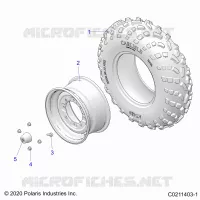 ROUES, FRONT TIRE
