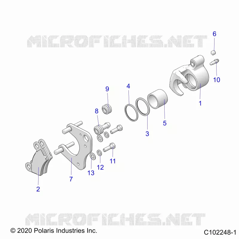 BRAKES, BRAKE ETRIER DE FREIN AVANT (TO 8/16/2021)