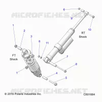 SUSPENSION, SUPPORT AMORTISSEUR , REAR SUSP.