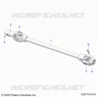 SYSTÃˆME DE TRANSMISSION, FRONT PROP SHAFT