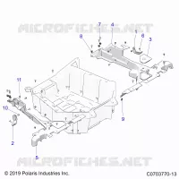 CARROSSERIE ARRIERE RACK, MOUNTING