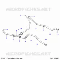 ENGINE, SYSTÃˆME DE REFROIDISSEMENT, HOSES
