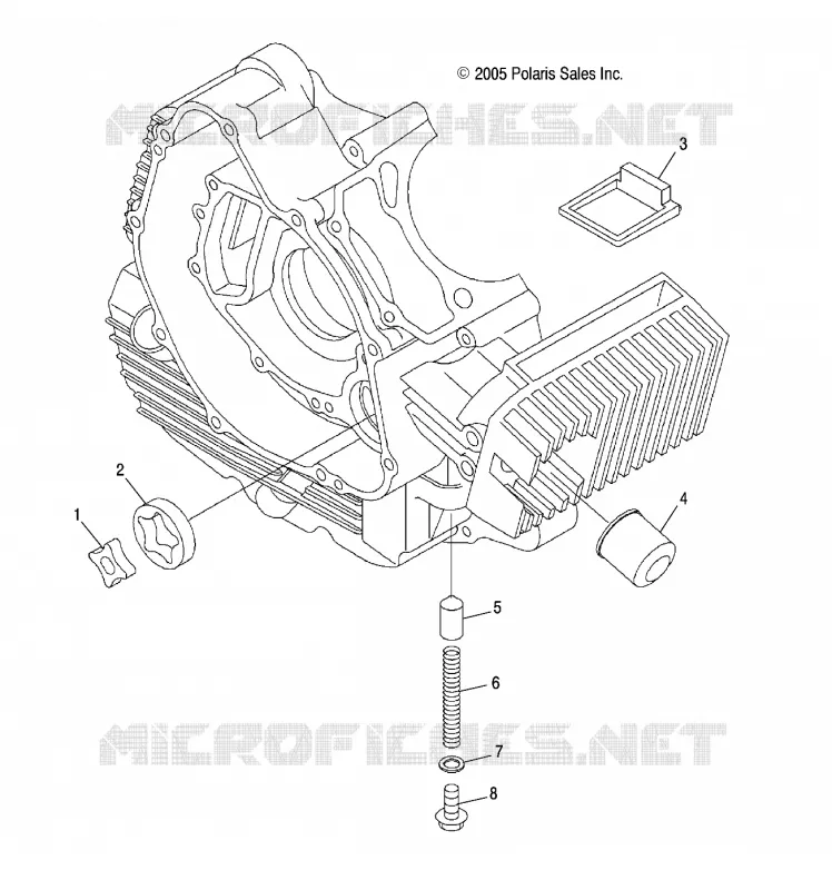 MOTEUR, OIL SYSTEM and POMPE A HUILE