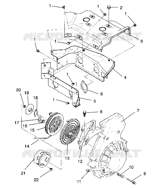 CARTERS REFROIDISSEMENT and  LANCEUR ASSEMBLY WIDETRAK GT / X932061 (4924722472035A)
