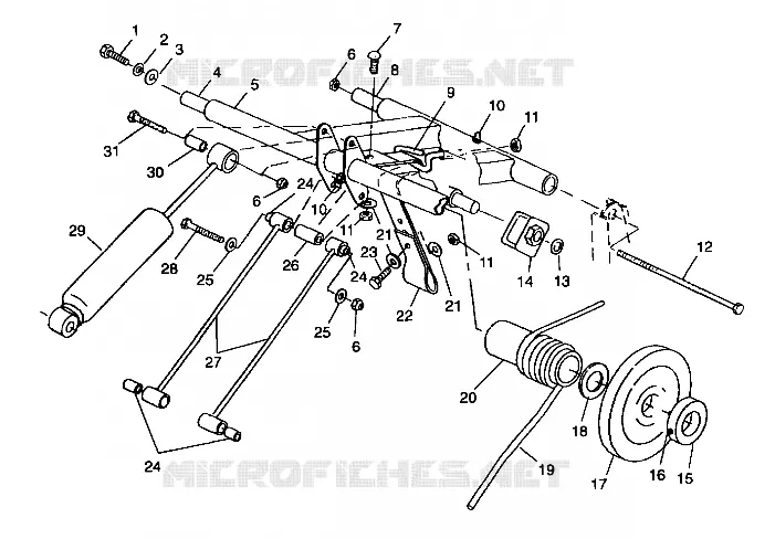 BRAS DE SUSPENSION ARRIERE