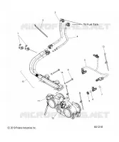 FUEL SYSTEM, RAIL, LINES AND CORPS DE PAPILON