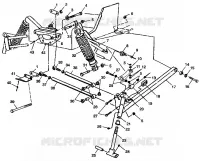 SUSPENSION AVANT 700 XC 0981766 AND EUROPEAN 700 XC E981766 (4944154415B001)