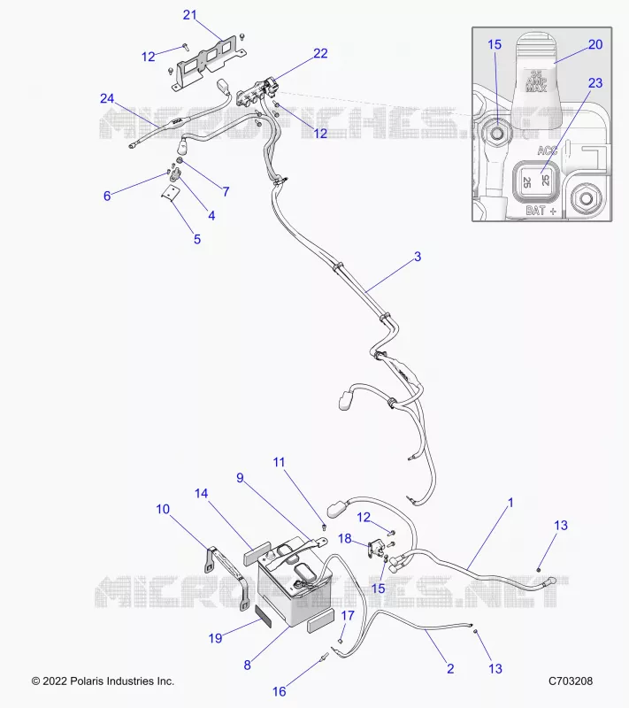 ELECTRICITE, BATTERY