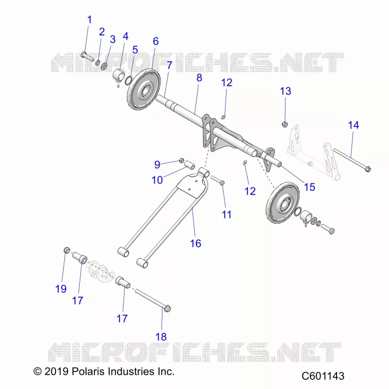 SUSPENSION, BRAS DE SUSPENSION ARRIERE