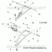 SUSPENSION AVANT A-ARMS