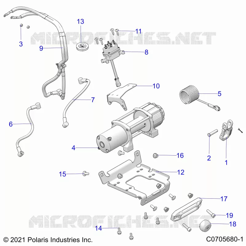 CHASSIS, TREUIL