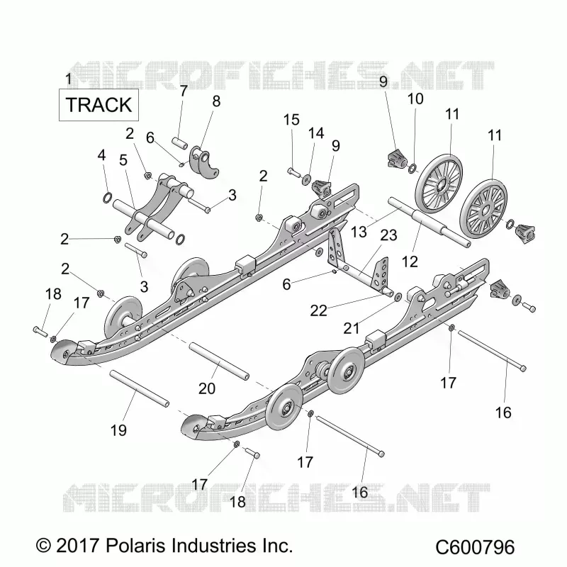 SUSPENSION ARRIERE AND TRACK