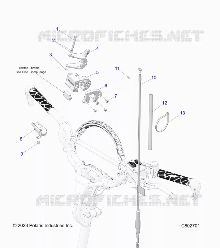 MOTEUR, THROTTLE CONTROL ASM.