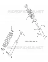 SUSPENSION, AMORTISSEUR ARRIERE