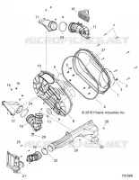 DRIVE TRAIN, COUVERCLE D'EMBRAYAGE