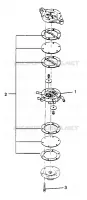 POMPE A CARBURANT XLT 0970756, XLT SKS 0970556,  and XLT RMK 0970956 (4937693769D004)