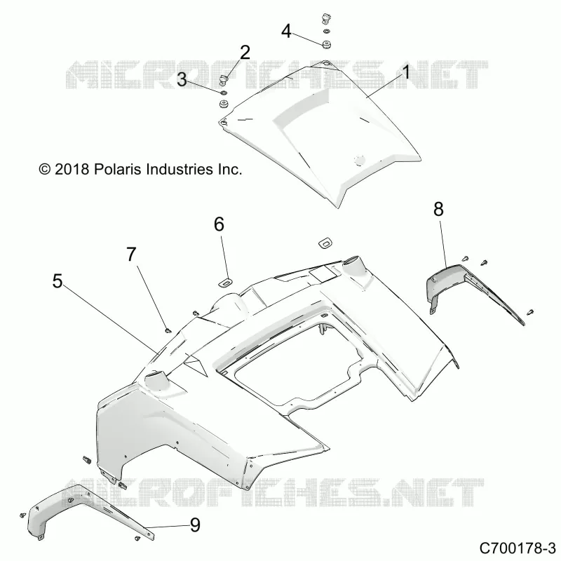 CAPOT ET CARROSSERIE AVANT