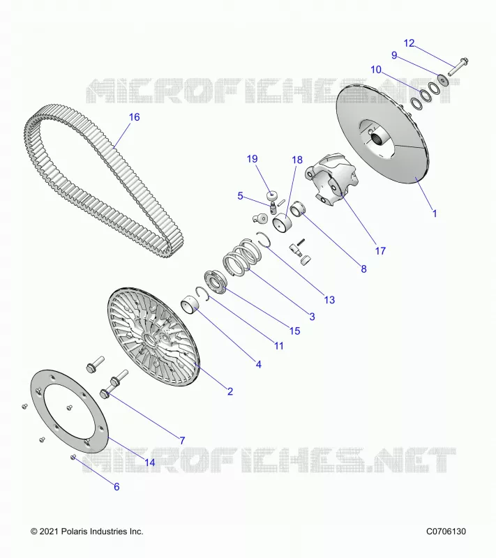 SYSTÃˆME DE TRANSMISSION, SECONDARY CLUTCH