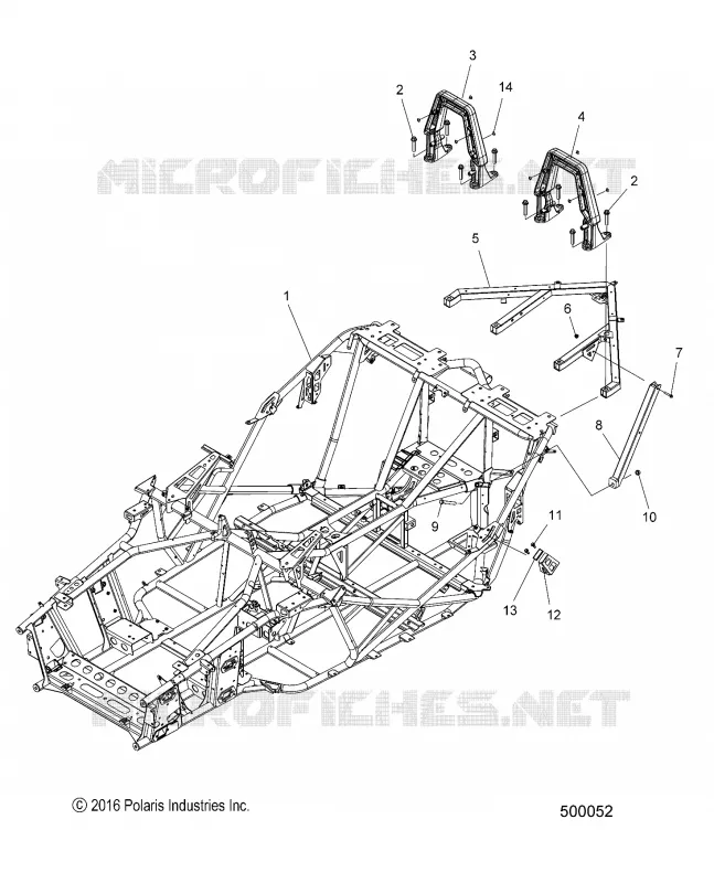 CHASSIS, MAIN, AND REAR ASM.