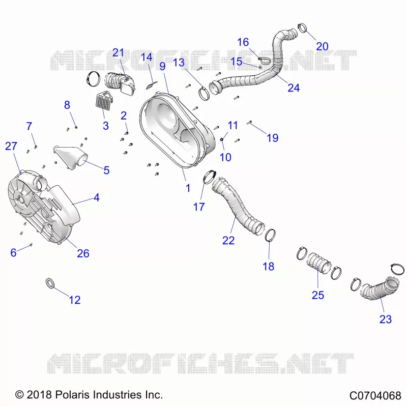 SYSTÃˆME DE TRANSMISSION, CLUTCH COVER AND DUCTING