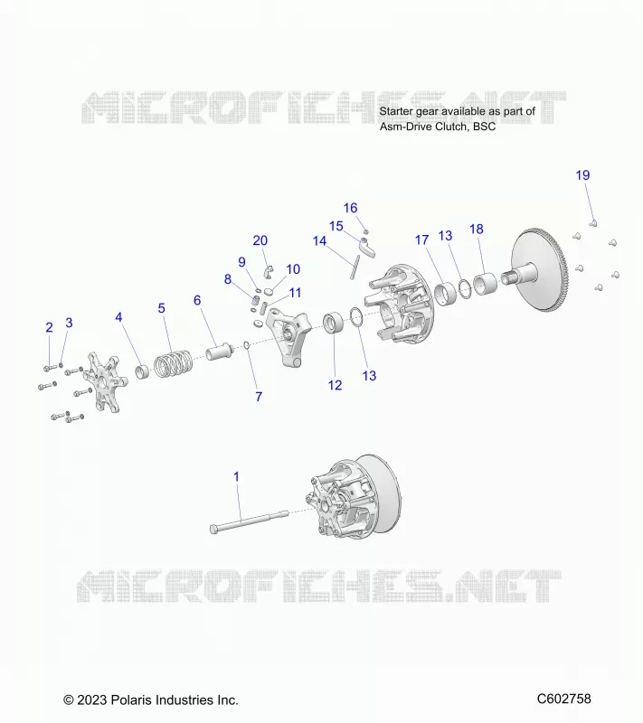 SYSTÃˆME DE TRANSMISSION, CLUTCH, PRIMARY