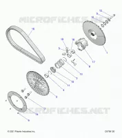 SYSTÃˆME DE TRANSMISSION, SECONDARY CLUTCH